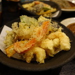 手挽きそば 一心 - 海老天ざる☆