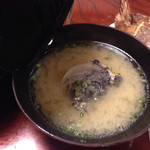 魚ダシのきいたお味噌汁