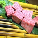 万両 南森町店 - 特選上ロースステーキ風