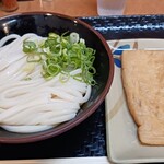 讃岐麺食堂 うどん 縁や - 料理写真:醤油うどん（中）＆おあげさん