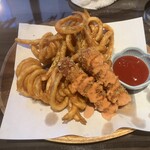 ちむどんどん - スパム揚げ期待してたけど、スパムよりポテトが多い