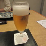 新宿割烹 中嶋 - 生ビール　８００円
