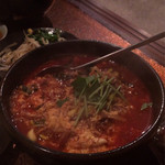 明月苑 - ユッケジャンクッパ 900円