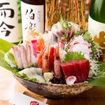 お造り七品盛り合わせ