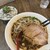 麺屋 ひしお - 料理写真:ランチメニュー　「紀州湯浅吟醸醤油ラーメン」と「しらす丼セット」1,166円です