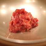 三谷 - 三宅島の鮪 には Corton-Charlemagne Grand Cru を　(2015/03)