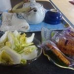 Kagai Onsen Ichiyokan - 管理人の稲葉婆ちゃんが付けた白菜漬け