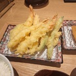 博多天麩羅 あげてんや - 海老天ぷらアップ