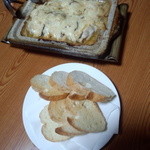 鳥ふみ - 彩菜鳥の味噌マヨ焼き！（パン付き）