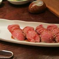 焼肉トラジ 名古屋セントラルタワーズ店 - サーロイン握り