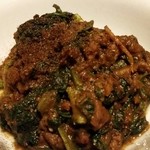 ヘンドリクス カリー バー - ほうれん草キーマカレー