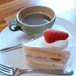 MILK - いちごのショートケーキ・ブレンドコーヒー