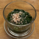 向井酒の店 - モロヘイヤのおひたし　490円