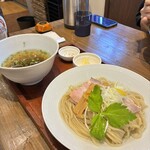 麺屋天帝 - 冷やし昆布水つけ麺｡