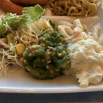 東横INN - 無料元気朝食サービス
サラダ、おくら、マカロニ、ポテサラ