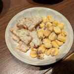 田介 - ちょこっとおつまみ やみつきコーンとやわらかいか天