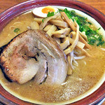 Menyaippongi - みそらー麺・めんま（大盛）（２０１５年４月）