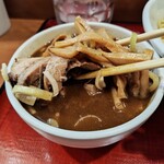 めん和正 - つけ汁に具材たっぷり