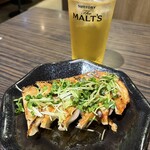 オリオン餃子 - 緑茶ハイ・カイワレポン酢餃子