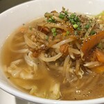オリオン餃子 - 野菜たっぷり塩タンメン