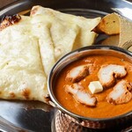 インドレストラン プジャ - 料理写真:チーズナンセット