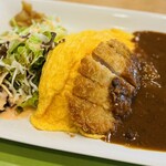 日比谷松本楼 - 料理写真:カツカレーオムライス¥1,780