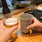 くずし割烹 樋ぐち - ドリンク写真:カンパイ*(ˊᗜˋ*)و