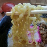 麺屋 海嵐 - 麺アップ