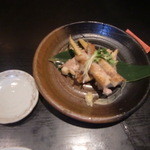 そば酒房はなわ - 筍の豚肉包み焼き