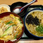そば吉 - 料理写真:かつ丼セット（かけそば）