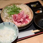 呑処 心花 - 料理写真:ねぎしゃぶランチセットＣ♪