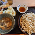 久兵衛屋 - 料理写真:つけ汁ランチ　
　②かき揚げ天ランチ1.5  きのこ汁　1,012円