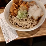 山の恵とみやま - 週替わりのからあげおろし蕎麦（大盛）