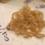 天ぷら てんかつ - サクサク白魚。