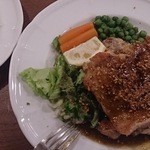 ミスターとフライパン - チキンガーリック（1100円）