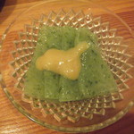 立ち飲み処ここ - 刺身こんにゃく30円(2015.4.25)