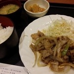 見聞録 - しょうが焼き定食680円（税込）