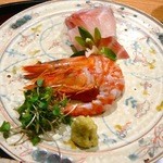 日本料理 太月 - 【お造り・イサキと車海老】♫2015/4