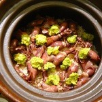 【蛍烏賊とフキノトウの炊込み御飯】★ 2015/4