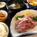 サカナ食堂 - このしろの刺身定食