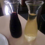 アンティーカ・トラットリーア・ノスタルジーカ - ハウスワインハーフのハーフ赤白