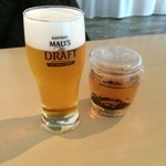 【2015年03月】生ビールとプーアル茶。