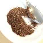 茶月斎 - 【2015年03月】麻婆豆腐に添付の山椒、イイ香りです(^^)。