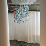 茶月斎 - 【2015年03月】店舗入口から店内へ、白いカーテンで区切られてる、チョットびっくりです(^^ゞ