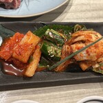 焼肉カナ - キムチ盛り合わせ