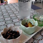 open kitchen 響家 - お通し500円＋ノンアルコールグレープフルーツサワー500円