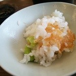 宇豆基野 - (4/25)そら豆ごはん　おこげ