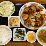 四川料理 金峰閣 - スブタ定食