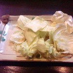 このキャベツでビールがいけちゃいます