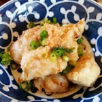 御岳そば せん - かぶき揚げ２０１５，４